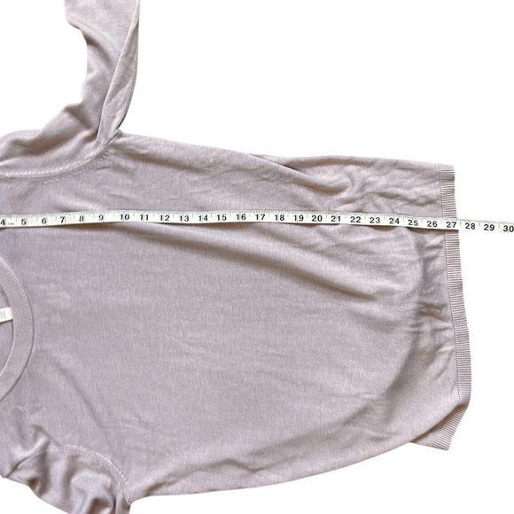 Lululemon Bring It Backbend Sweater- Pink Open Back Cashmere Blend-Size 4 - Picture 12 of 12